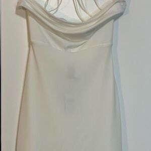 Windsor Cream Sheath Dress with Cowl Neck NWT Windsor - size small